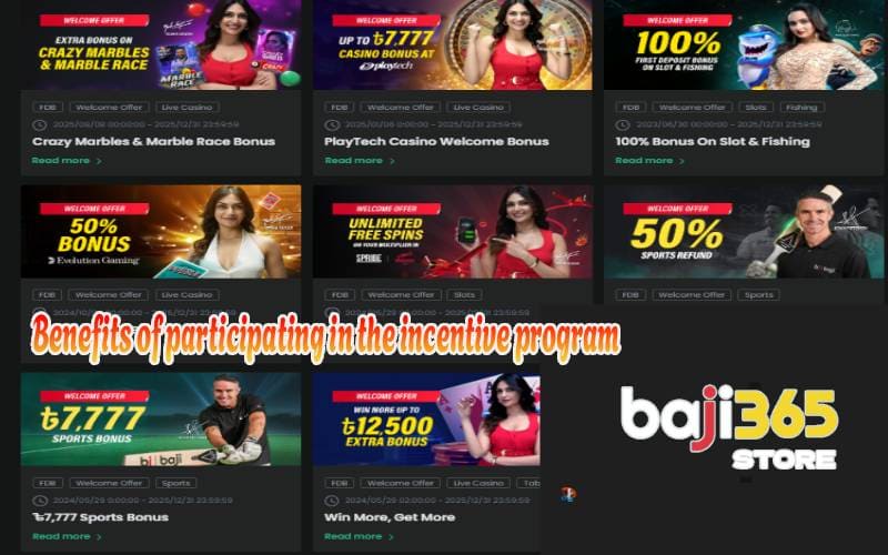 Benefits of participating in the incentive program