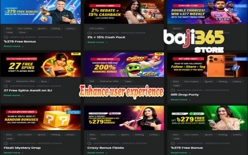 Enhance user experience