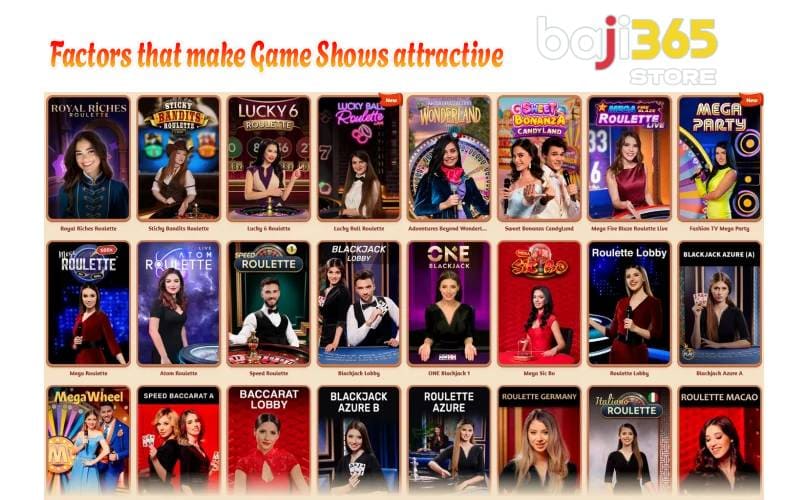 Factors that make Game Shows attractive